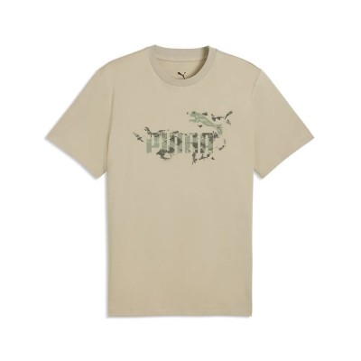 тениска,мъжки,тениски,дамски,тениски,puma,camo,short,sleeve,t,shirt,beige,(pebble,grey)