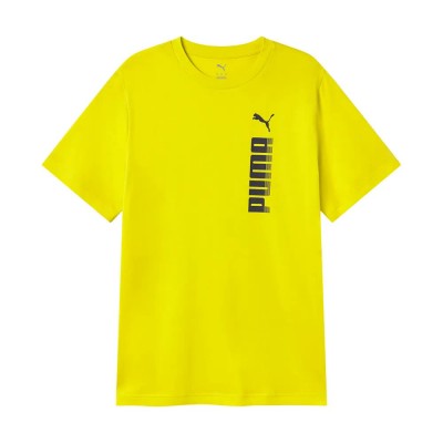 тениска,мъжки,тениски,дамски,тениски,puma,ess,big,graphic,short,sleeve,t,shirt,yellow,(lux,lime)