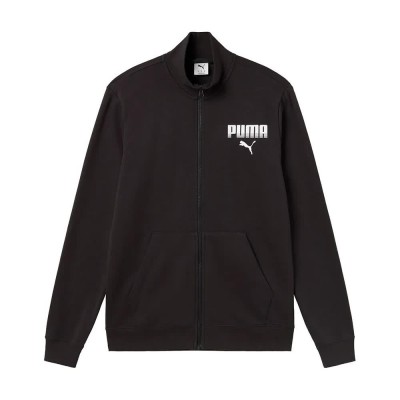 блуза,мъжки,пуловери,puma,ess,graphic,full,zip,sweatshirt,black,(puma,black)