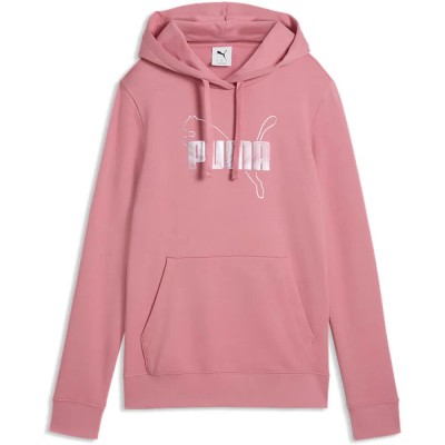 суичър,дамски,блузи,puma,ess,logo,lab,metallic,hoodie,pink,(wild,pink)
