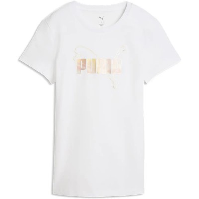 тениска,мъжки,тениски,дамски,тениски,puma,ess,logo,lab,metallic,short,sleeve,t,shirt,white,(puma,white,puma,silver)