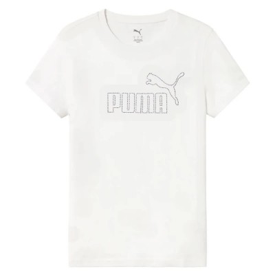 тениска,мъжки,тениски,дамски,тениски,puma,ess,rhinestone,short,sleeve,t,shirt,white,(puma,white)