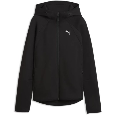 блуза,дамски,блузи,puma,evostripe,full,zip,sweatshirt,black,(puma,black)
