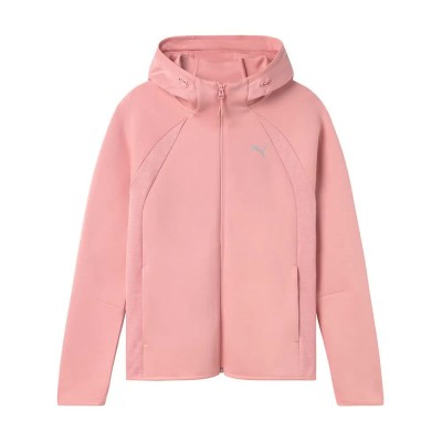 блуза,дамски,блузи,puma,evostripe,full,zip,sweatshirt,pink,(rosy,outlook)