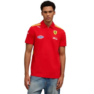 дамски,блузи,с,яка,мъжки,блузи,с,яка,puma,ferrari,hypercar,replica,short,sleeve,polo,red,(puma,red)