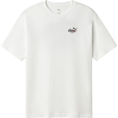 футболна,фланелка,мъжки,тениски,дамски,тениски,puma,football,relaxed,fit,short,sleeve,t,shirt,white,(puma,white)