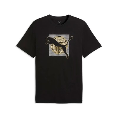тениска,мъжки,тениски,дамски,тениски,puma,graphic,foil,short,sleeve,t,shirt,black,(puma,black)