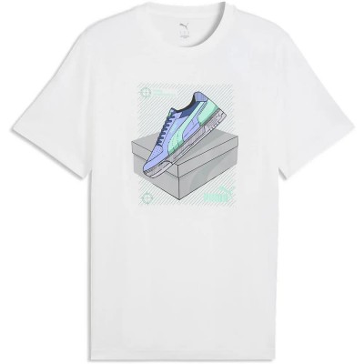 тениска,мъжки,тениски,дамски,тениски,puma,graphic,sneaker,short,sleeve,t,shirt,white,(puma,white)