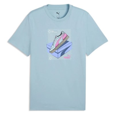 тениска,мъжки,тениски,дамски,тениски,puma,graphic,sneaker,short,sleeve,t,shirt,blue,(seafoam)