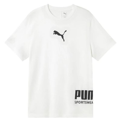 тениска,мъжки,тениски,дамски,тениски,puma,graphics,short,sleeve,t,shirt,white,(puma,white)