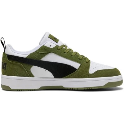 маратонки,мъжки,маратонки,дамски,маратонки,puma,rebound,v6,low,sd,trainers,green,(olive,green,puma,black,puma,white)