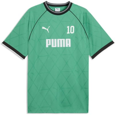 футболна,фланелка,мъжки,тениски,дамски,тениски,puma,sport,pinnacle,football,short,sleeve,t,shirt,green,(vibrant,green)
