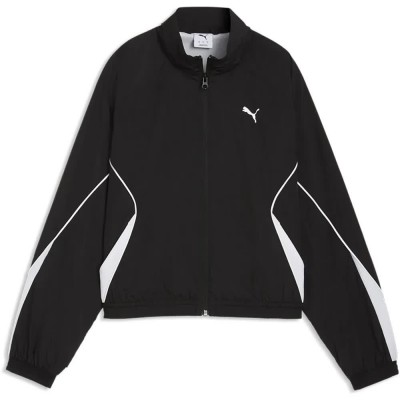 блуза,дамски,блузи,puma,sport,relaxed,fit,full,zip,sweatshirt,black,(puma,black)