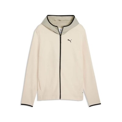 блуза,мъжки,пуловери,puma,tech,full,zip,sweatshirt,beige,(alpine,snow)