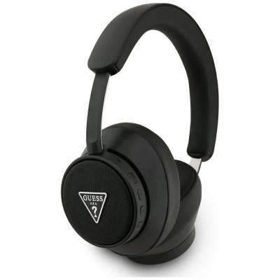 слушалки,слушалки,guess,saffiano,triangle,logo,wireless,headphones,black,(black)