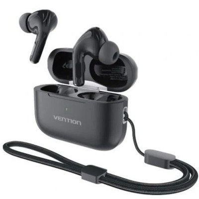 слушалки,слушалки,vention,echo,lite,e11,plus,wireless,earphones,black,(black)