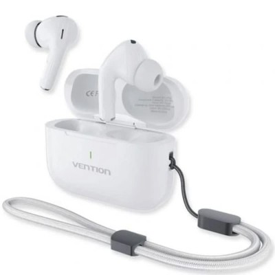 слушалки,слушалки,vention,echo,lite,e11,plus,wireless,earphones,white,(white)