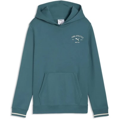 суичър,детски,блузи,puma,class,graphic,hoodie,green,(emerald,ice)