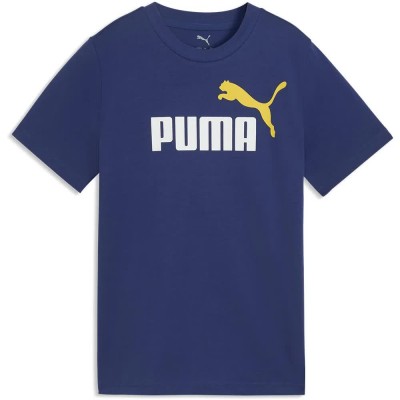 тениска,мъжки,тениски,дамски,тениски,puma,ess,2,color,no.1,log,short,sleeve,t,shirt,blue,(blue,jewel)