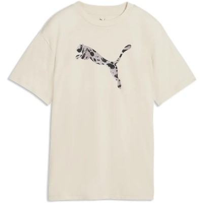 тениска,мъжки,тениски,дамски,тениски,puma,ess,graphic,animal,relaxed,fit,short,sleeve,t,shirt,beige,(alpine,snow)