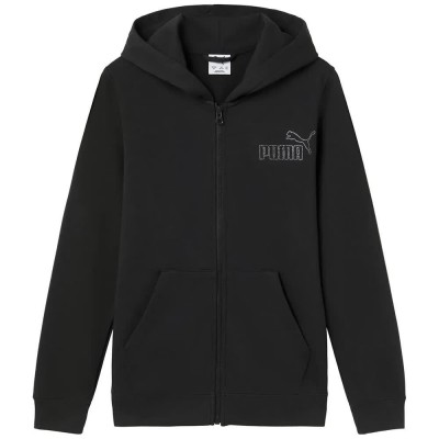 блуза,детски,блузи,puma,ess,rhinestone,full,zip,sweatshirt,black,(puma,black)