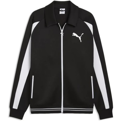 блуза,мъжки,пуловери,puma,t7,big,cat,full,zip,sweatshirt,black,(puma,black)