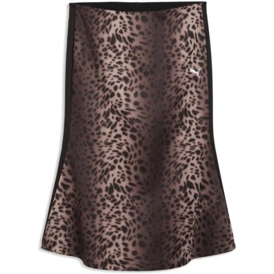 пола,дамски,поли,и,рокли,puma,t7,leo,luxe,midi,skirt,brown,(puma,black)