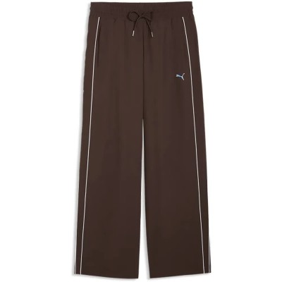 анцуг,дамски,панталони,puma,t7,piping,relaxed,fit,sweat,pants,brown,(chocolate,brown)