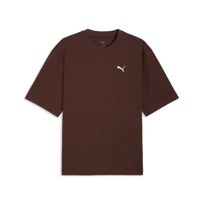 тениска,мъжки,тениски,дамски,тениски,puma,wardrobe,ess,boxy,short,sleeve,t,shirt,brown,(chocolate,brown)