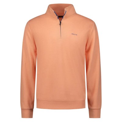 блуза,мъжки,пуловери,nza,new,zealand,26an301,half,zip,sweatshirt,orange,(spring,orange,melange)