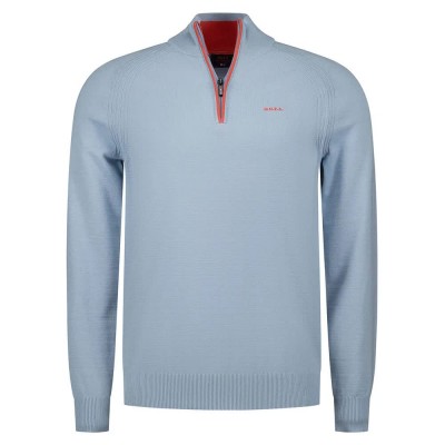 блуза,мъжки,пуловери,дамски,пуловери,nza,new,zealand,26an406,half,zip,sweater,blue,(sky,blue)