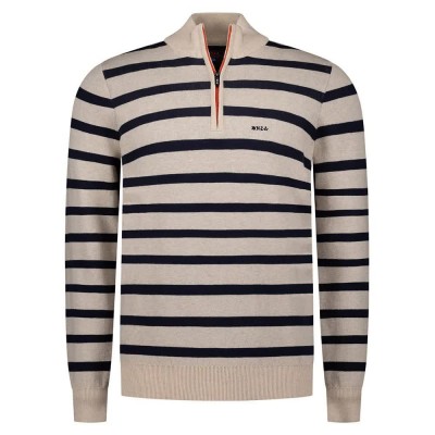 блуза,мъжки,пуловери,дамски,пуловери,nza,new,zealand,26an407,half,zip,sweater,beige,(light,dune,melange)