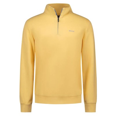 блуза,мъжки,пуловери,nza,new,zealand,26bn301,half,zip,sweatshirt,yellow,(vintage,yellow,melange)