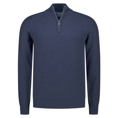 блуза,мъжки,пуловери,дамски,пуловери,nza,new,zealand,26bn408,half,zip,sweater,blue,(shadow,navy,melange)