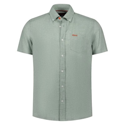 риза,с,къс,ръкав,дамски,ризи,мъжки,ризи,nza,new,zealand,26cn506s,short,sleeve,shirt,green,(mist,green,melange)
