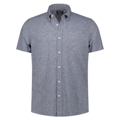 риза,с,къс,ръкав,дамски,ризи,мъжки,ризи,nza,new,zealand,26cn506s,short,sleeve,shirt,grey,(navy,sky,melange)
