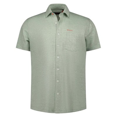 риза,с,къс,ръкав,дамски,ризи,мъжки,ризи,nza,new,zealand,26cn593s,short,sleeve,shirt,green,(mist,green,melange)