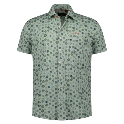 риза,с,къс,ръкав,дамски,ризи,мъжки,ризи,nza,new,zealand,26cn594s,short,sleeve,shirt,green,(mist,green,melange)