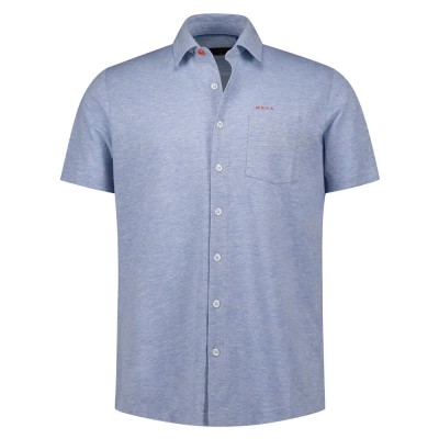 риза,с,къс,ръкав,дамски,ризи,мъжки,ризи,nza,new,zealand,26cn593s,short,sleeve,shirt,blue,(sailing,blue,melange)