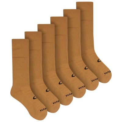чорапи,мъжки,чорапи,дамски,чорапи,oakley,si,boot,crew,socks,3,pairs,brown,(coyote)