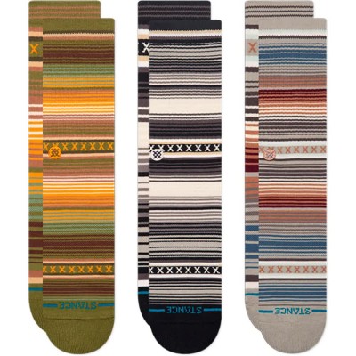 чорапи,мъжки,чорапи,stance,curren,socks,3,pairs,multicolor,(green)