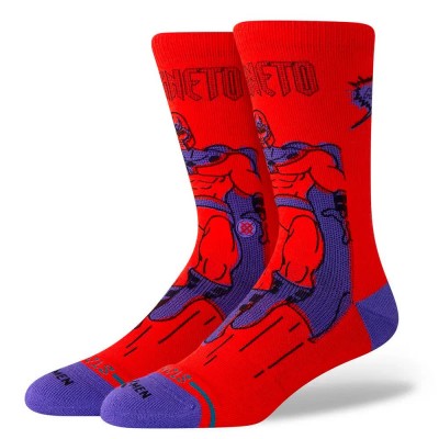 чорапи,мъжки,чорапи,дамски,чорапи,stance,magneto,crew,socks,red,(red)