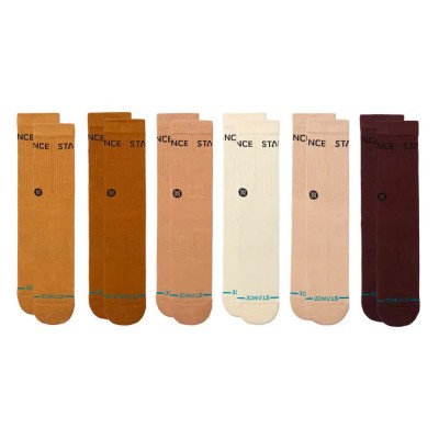 чорапи,мъжки,чорапи,дамски,чорапи,stance,origin,crew,socks,6,pairs,multicolor,(cream)