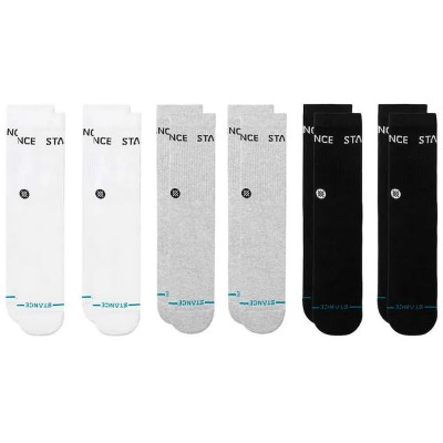 чорапи,мъжки,чорапи,дамски,чорапи,stance,origin,crew,socks,6,pairs,multicolor,(multicolor)