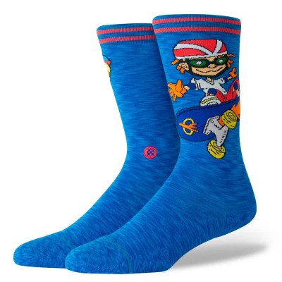 чорапи,мъжки,чорапи,дамски,чорапи,stance,reggie,and,otto,crew,socks,blue,(royal)