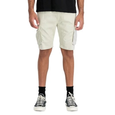 къси,панталони,мъжки,панталони,дамски,панталони,alpha,industries,cotton,twill,cargo,shorts,white,(stone)