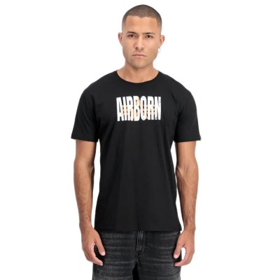 тениска,мъжки,тениски,дамски,тениски,alpha,industries,logo,airborn,short,sleeve,t,shirt,black,(black)