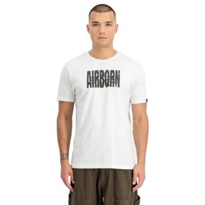 тениска,мъжки,тениски,дамски,тениски,alpha,industries,logo,airborn,short,sleeve,t,shirt,white,(white)