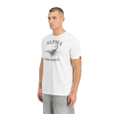 тениска,мъжки,тениски,дамски,тениски,alpha,industries,us,scorpion,bp,short,sleeve,t,shirt,white,(white)