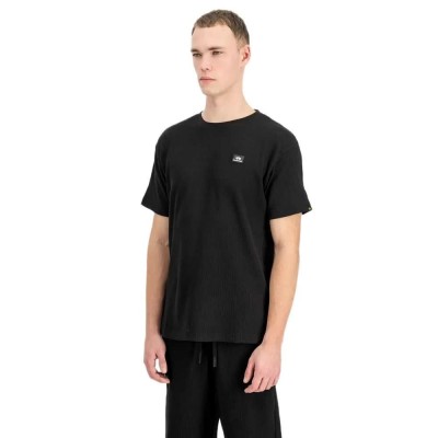 тениска,мъжки,тениски,дамски,тениски,alpha,industries,waffle,small,logo,short,sleeve,t,shirt,black,(black)